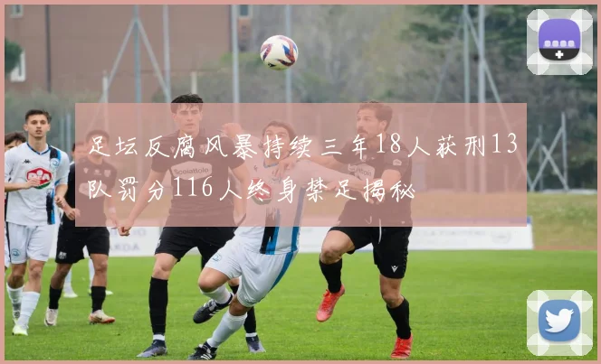 足坛反腐风暴持续三年18人获刑13队罚分116人终身禁足揭秘